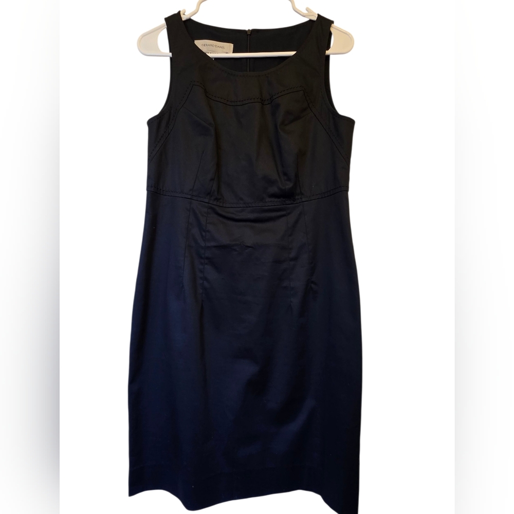 Gerard Darel Parisian Designer Little Black Dress - Sheath Size 36 European EUC